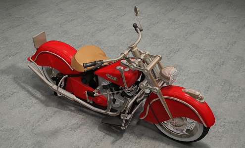 Modern Motorcycle 3d model