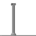 Classical Roman Columns With Fluted Shafts And Ornate Capitals For Architectural Decoration
