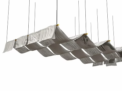 Chinese Style Curtain Slow Ceiling Yoga Room Ceiling Tea Room Ceiling Slow 3d model