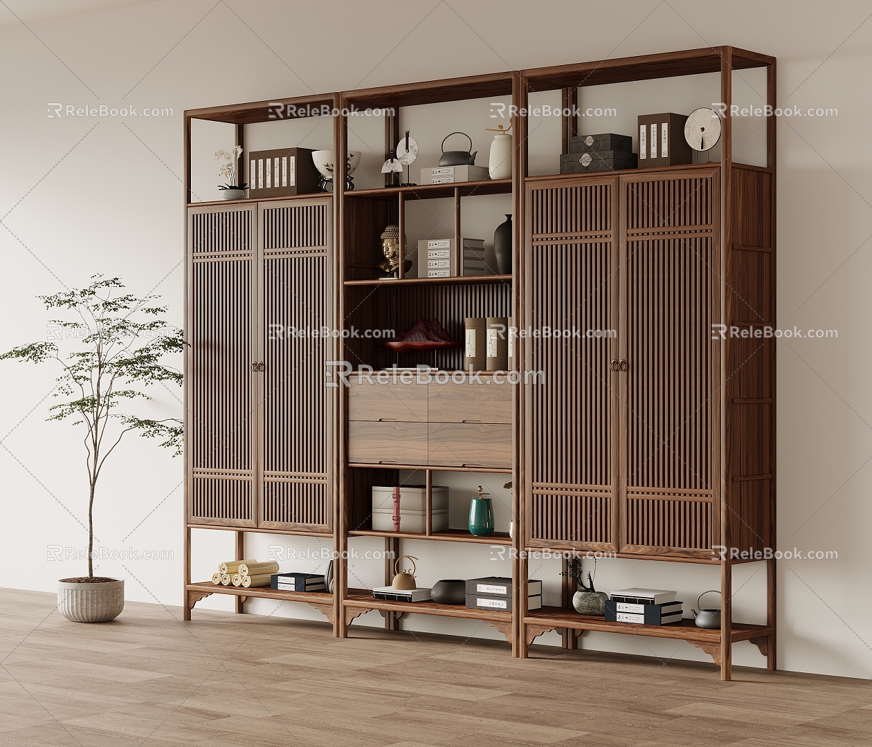 New Chinese Antique Rack 3d model