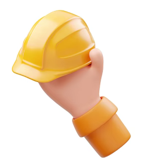 Modern safety helmet cartoon safety helmet 3d model