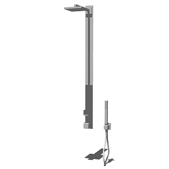 Modern Shower 3d model