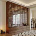 Stylish Wooden Bookshelf With Multiple Compartments Books Decorative Items And Bottom Drawers