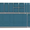 Modeling line background wall 3d model