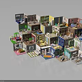 Colorful Multi Level Architecture Miniature Model With Detailed Room Layouts And Decor
