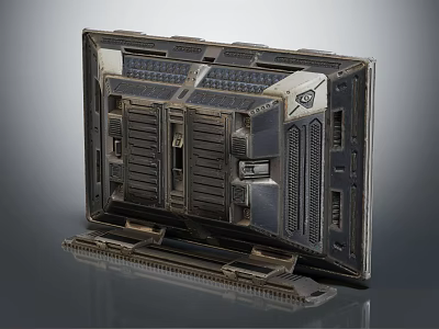 Sleek Modern PC Case With Efficient Ventilation And Durable Build Design For Gaming 3d model