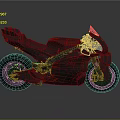 Modern Sleek Black Sport Motorcycle With Streamlined Body And Stylish Seat