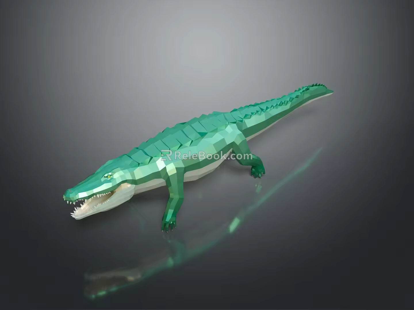 Crocodile Alligator Nile Crocodile carnivore reptile cold-blooded animal reptile 3d model