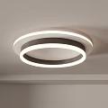 Modern Minimalist Ceiling Lights with Square Round Shapes and Sleek Design 3d model