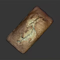Freshly Baked Loaf of Bread with Golden Crust and Soft Interior Texture