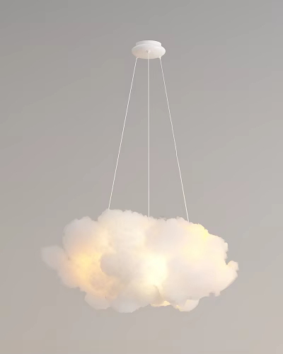 Modern chandelier cloud chandelier 3d model