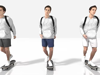 sports skateboard shoes sport 3d model