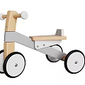 Wooden Building Blocks Toys for Kids Including Rocking Horse Airplane Trailer and Tricycle