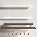 Modern Drying Rack Invisible Drying Rack Electric Drying Rack 3d model