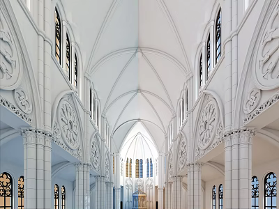 european church 3d model