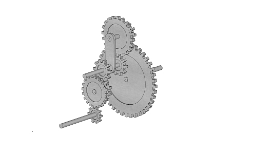 industrial wind gear 3d model