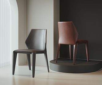 Modern single chair 3d model