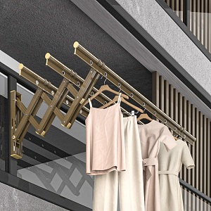 Modern drying rack 3d model