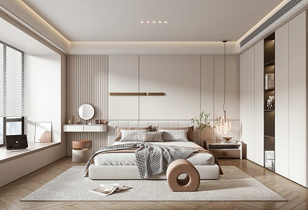 Modern Bedroom 3d model