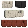 Modern Combination Sofa Multiplayer Sofa 3d model
