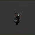 Vintage Black Motorcycle Featuring Chrome Accents Classic Design And Shiny Exhaust