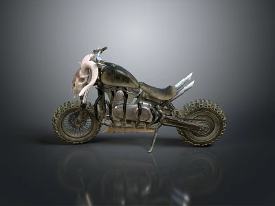 Motorcycle Two-wheeled Motorcycle Cross-country Motorcycle Road Race Motorcycle Motor Vehicle Transport 3d model