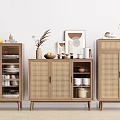 Nordic Sideboard Side Cabinet Sideboard Cabinet for Entrance 3d model