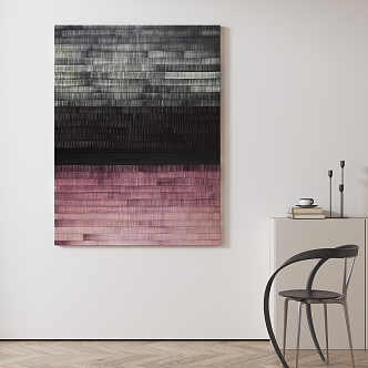 Modern Abstract Hanging Painting 3d model