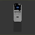 Modern ATM Machine With Touchscreen Display Card Reader And Cash Dispenser 3d model