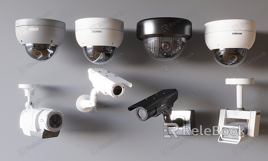 Surveillance camera monitor spherical camera infrared monitor probe monitoring combination model