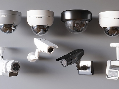 Surveillance camera monitor spherical camera infrared monitor probe monitoring combination model