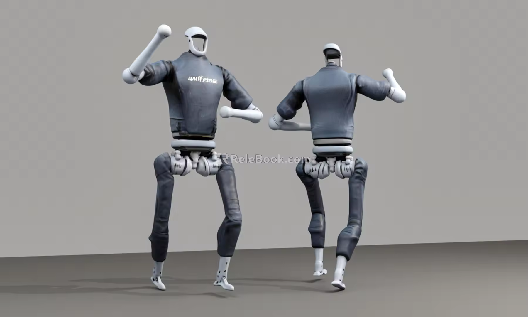 Robot Yushu Technology Robot Dressing Robot Yangko Robot 3d model