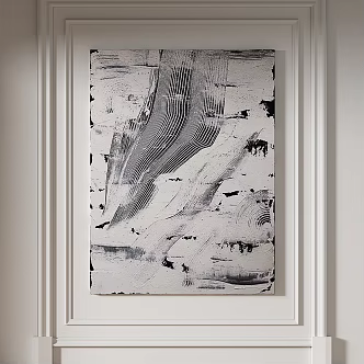 Jane Ou's Quiet Muscle Decorative Painting 3d model