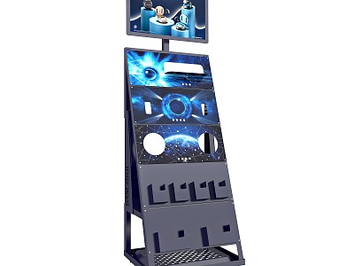 Display Rack Shelf Customized Product Rack Acrylic Customized Rack Hook Display Rack Personalized Customized Wire Rack 3d model