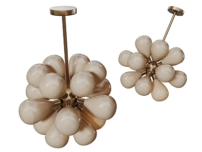 Modern Chandelier Art Chandelier Spherical Chandelier 3d model