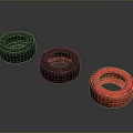 High Quality Automotive Tires in Black and Red Colors for Vehicles