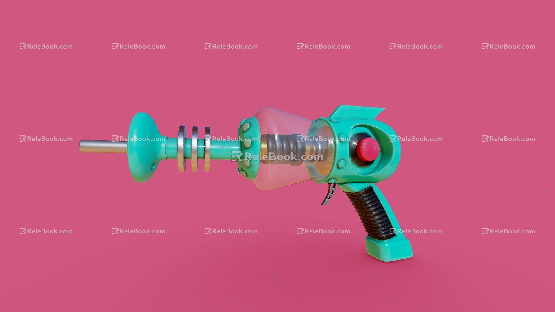 Retro future laser gun 3d model