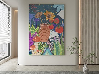 decorative painting 3d model