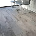 Light Gray Natural Wood Grain Wooden Floor In Modern Interior Room With Smooth Texture