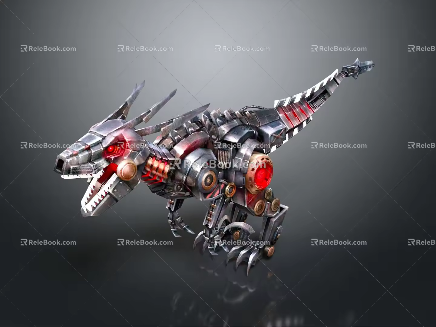 Modern Robot Mech Warrior Machine Battlearm Mechanical Battlearm Machine Warrior 3d model