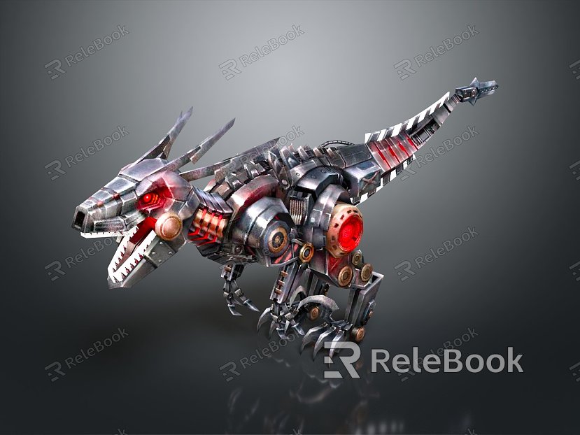 Modern Robot Mech Warrior Machine Battlearm Mechanical Battlearm Machine Warrior model