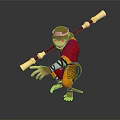 Modern Game Character Goku Monkey Sun Wukong Monkey 3d model