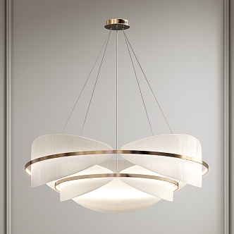 Chandelier Light Luxury Chandelier Glass Chandelier Art Chandelier Double Layer Chandelier 3d model