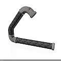 Industrial L Shaped Metal Pipe Fitting With Textured Surface And Sturdy Construction For Industrial Equipment