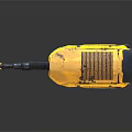 Heavy Duty Industrial Yellow Black Nail Gun With Ergonomic Design And Magazine