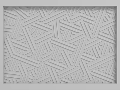 Decorative Background Wall with Intricate Geometric Line Patterns and 3D Textured Surface Design 3d model