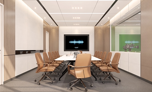 Modern Meeting Room Multifunctional Meeting Room 3d model