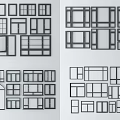 Casement Windows Various Design Styles and Multiple Configuration Options for Homes 3d model