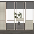Modern partition screen partition 3d model