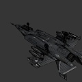 Aircraft Fighter 3d model